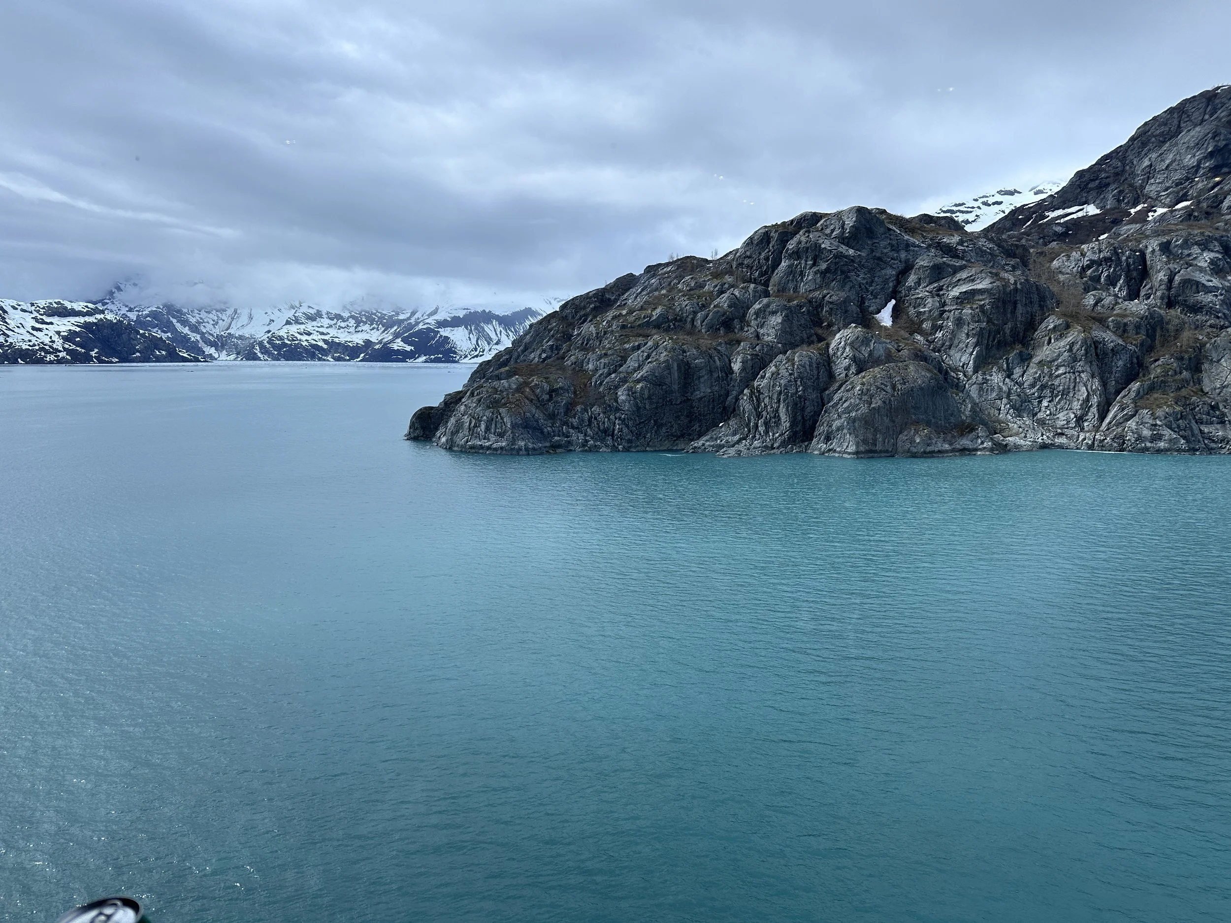 Cruising through the Inside Passage.