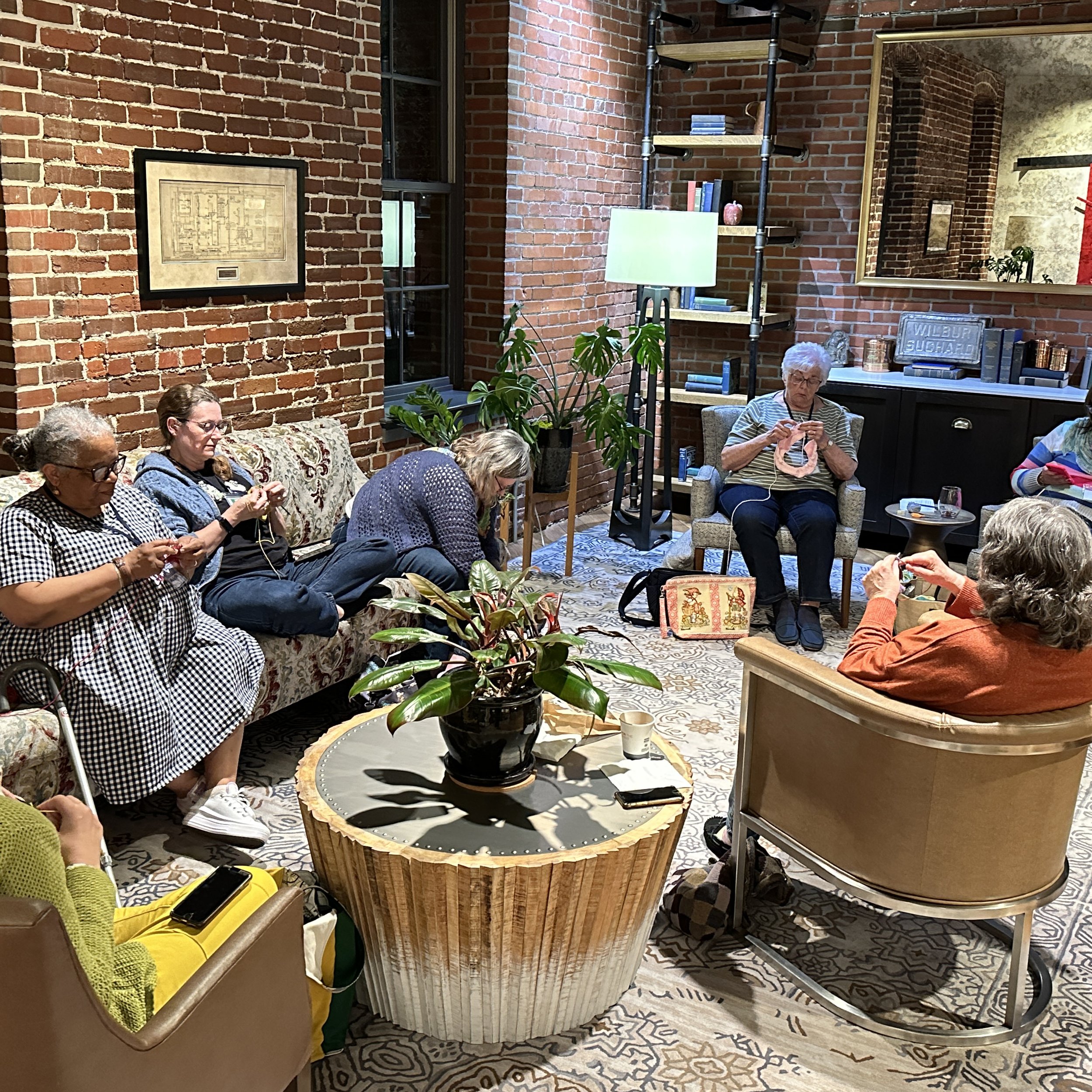 Making ourselves right at home.
