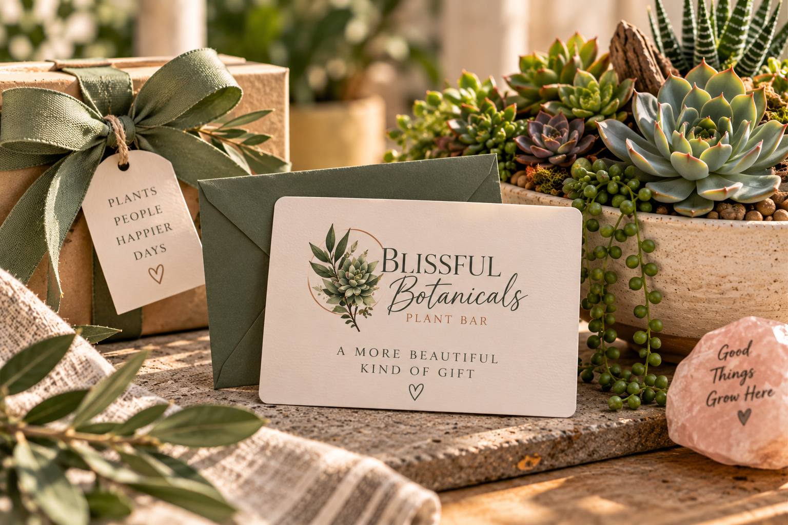 Blissful Botanicals Plant Bar Gift Card