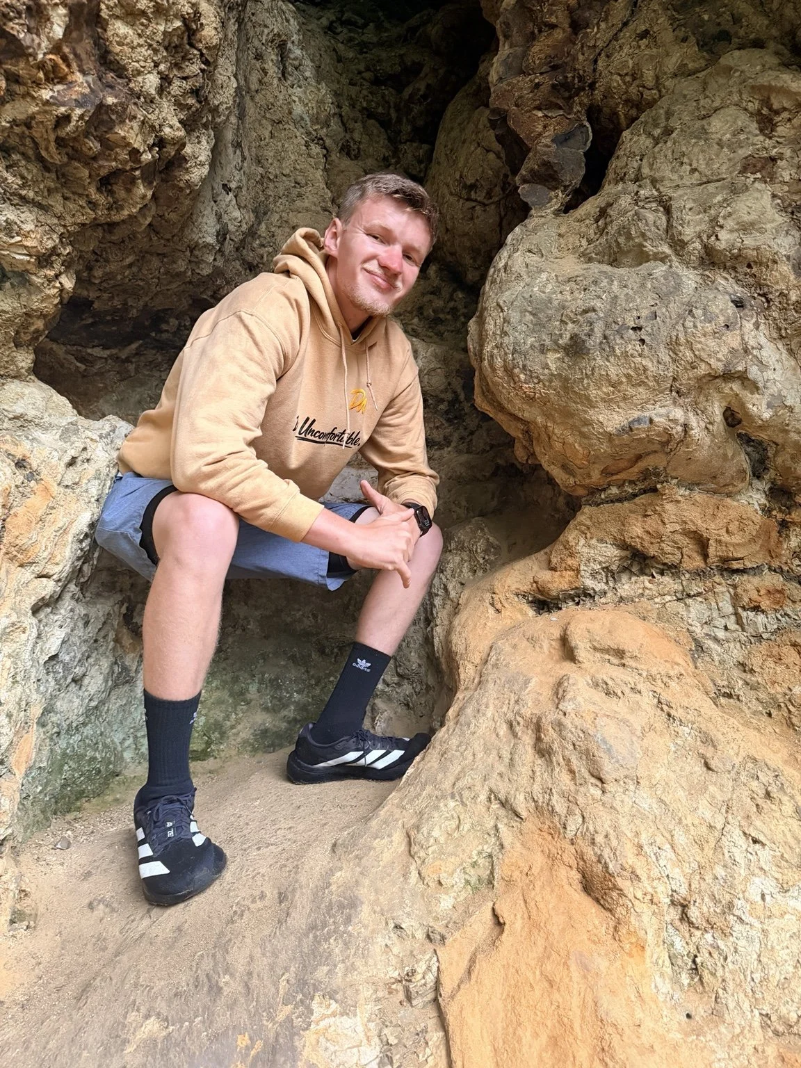 Be Uncomfortable Hoodie - Brown & Black Edition