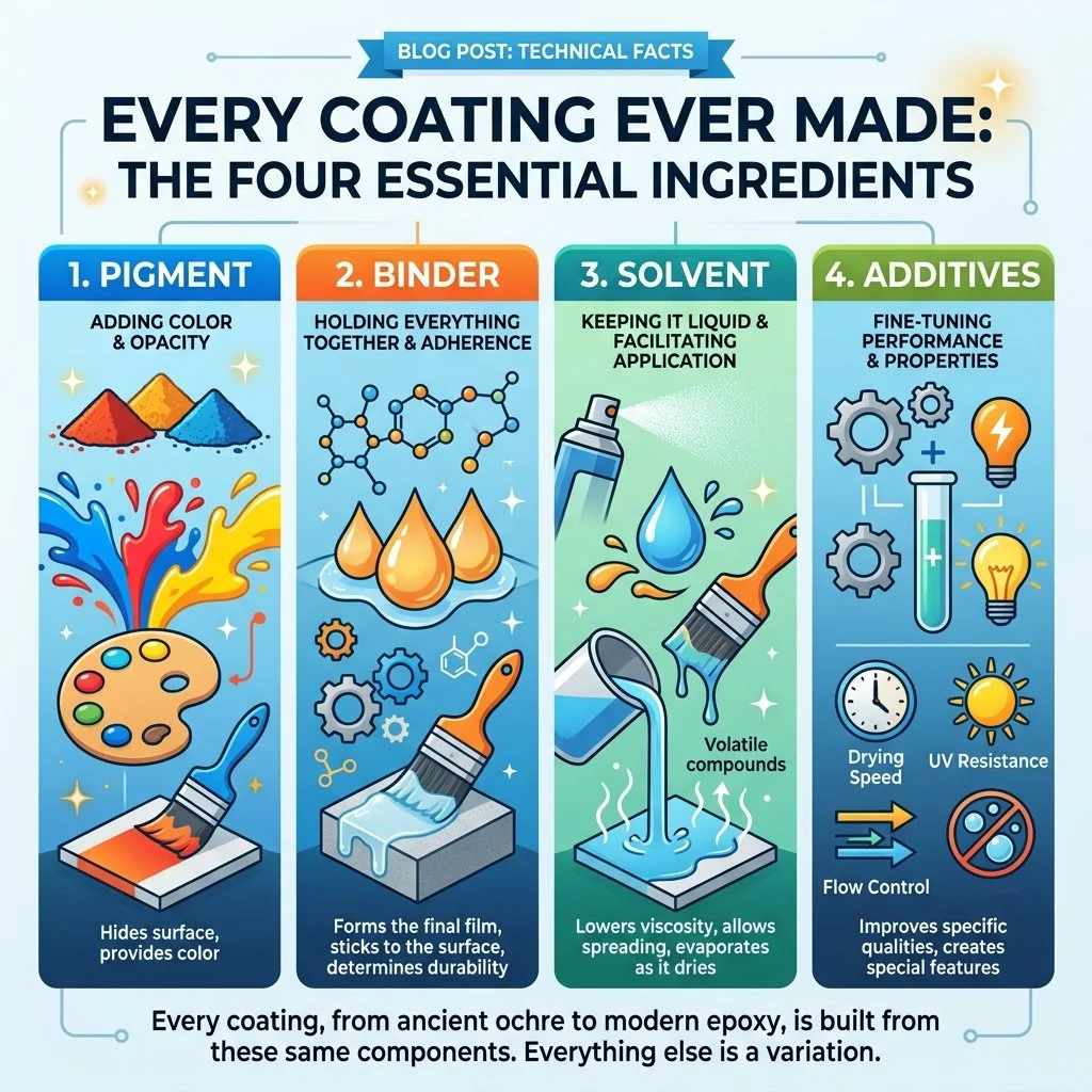 Every Coating Ever Made Comes Down to Four Ingredients