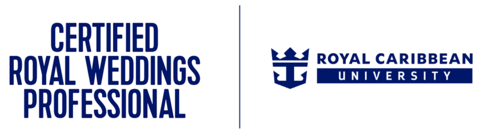 Royal Caribbean Cruises Royal Weddings Professional Certification Badge