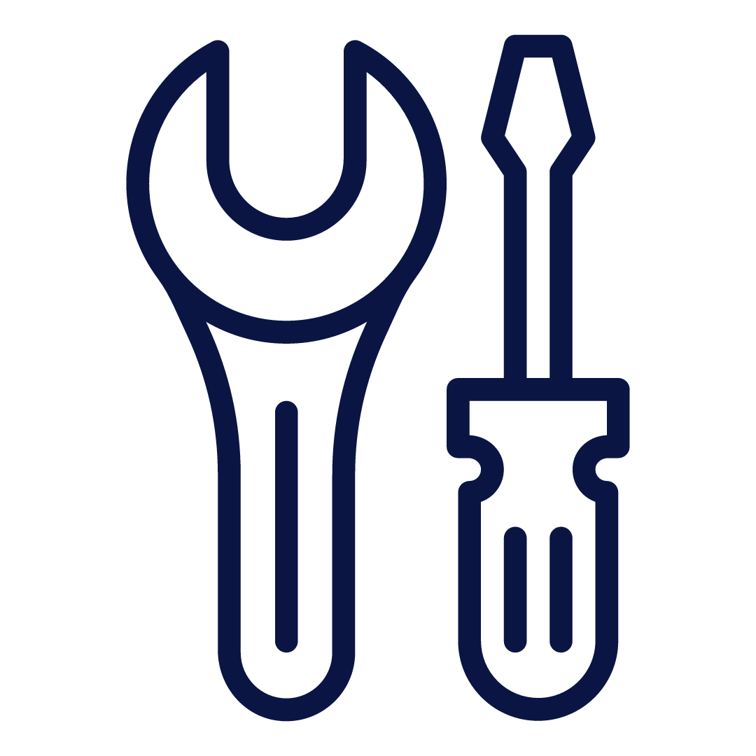 Spanner and screwdriver icon
