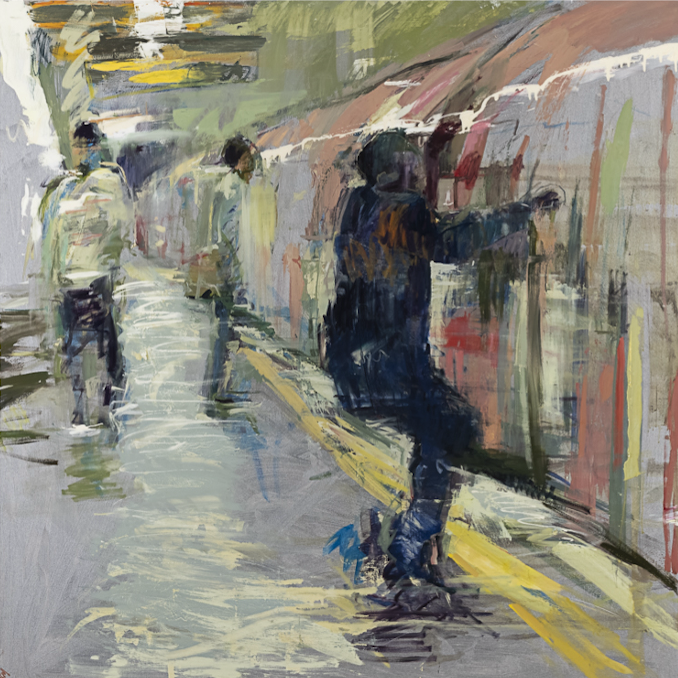LAURA MATTHEWS_He's On their Way_132x132cm.png