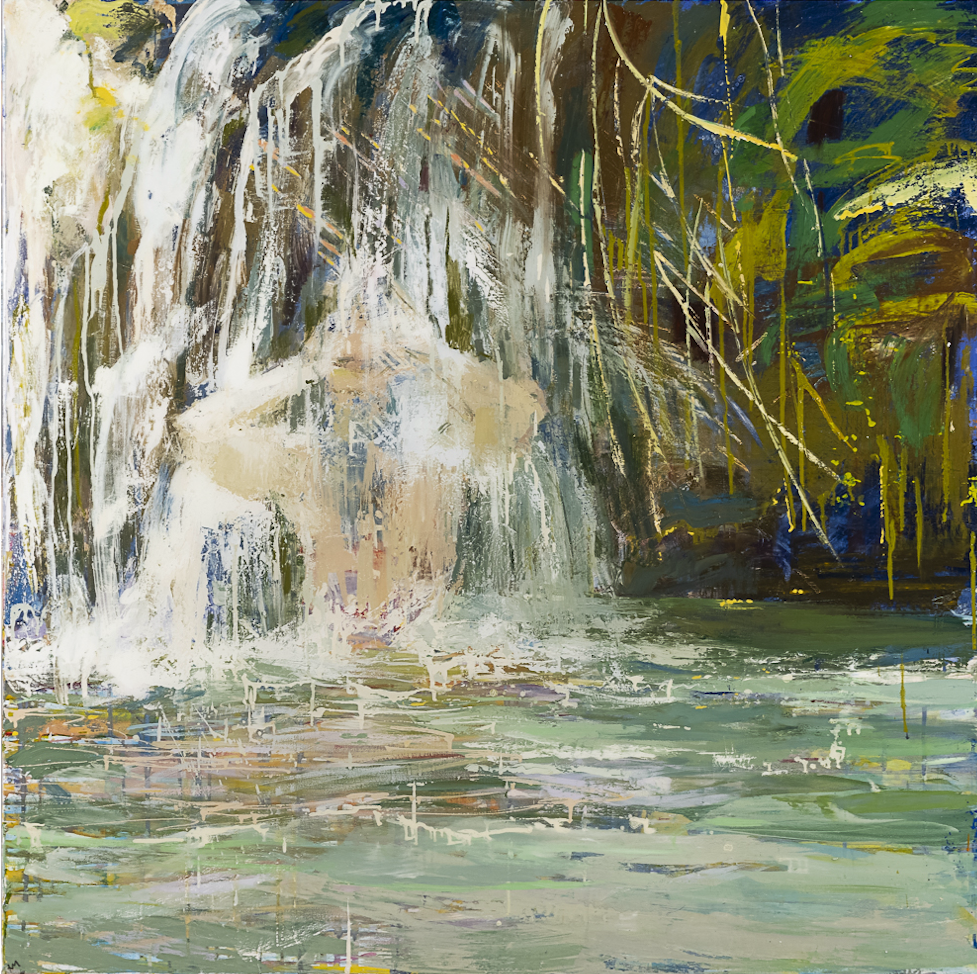 LAURA MATTHEWS_Adam at the fall_122x122cm.png