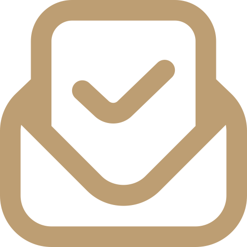 Illustration of a backpack with a checkmark inside a shield symbol on its front pocket.