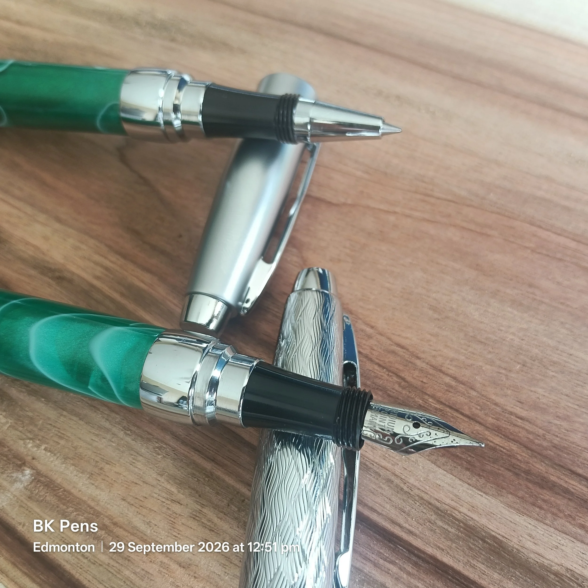 BK Pens - Presimo Fountain & Rollerball Set (Acrylic)