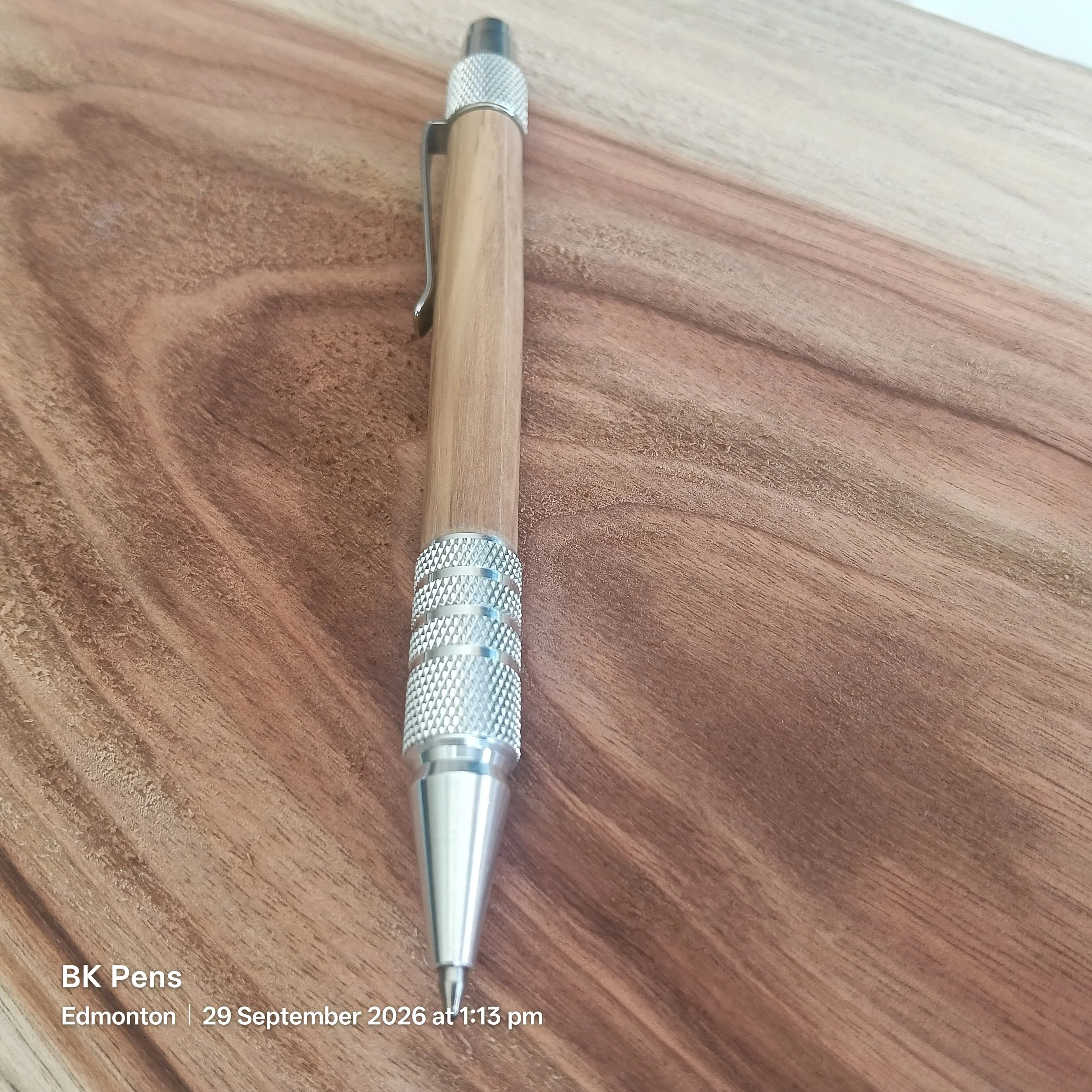 BK Pens - EDC Duraclick (Bethlehem Olive Wood)