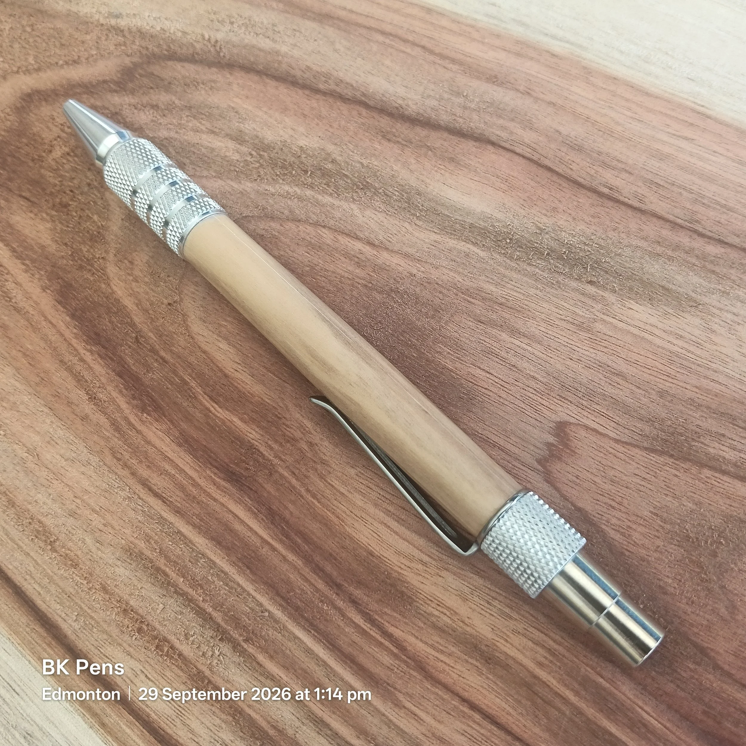 bk pens handmade timber pen edc duraclick