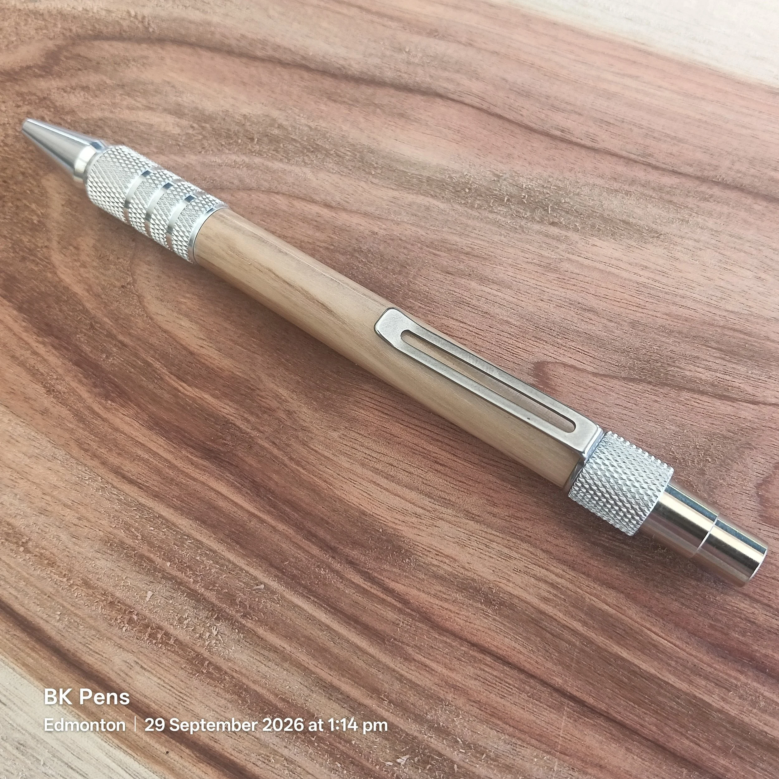 bk pens edc duraclick handmade click pen
