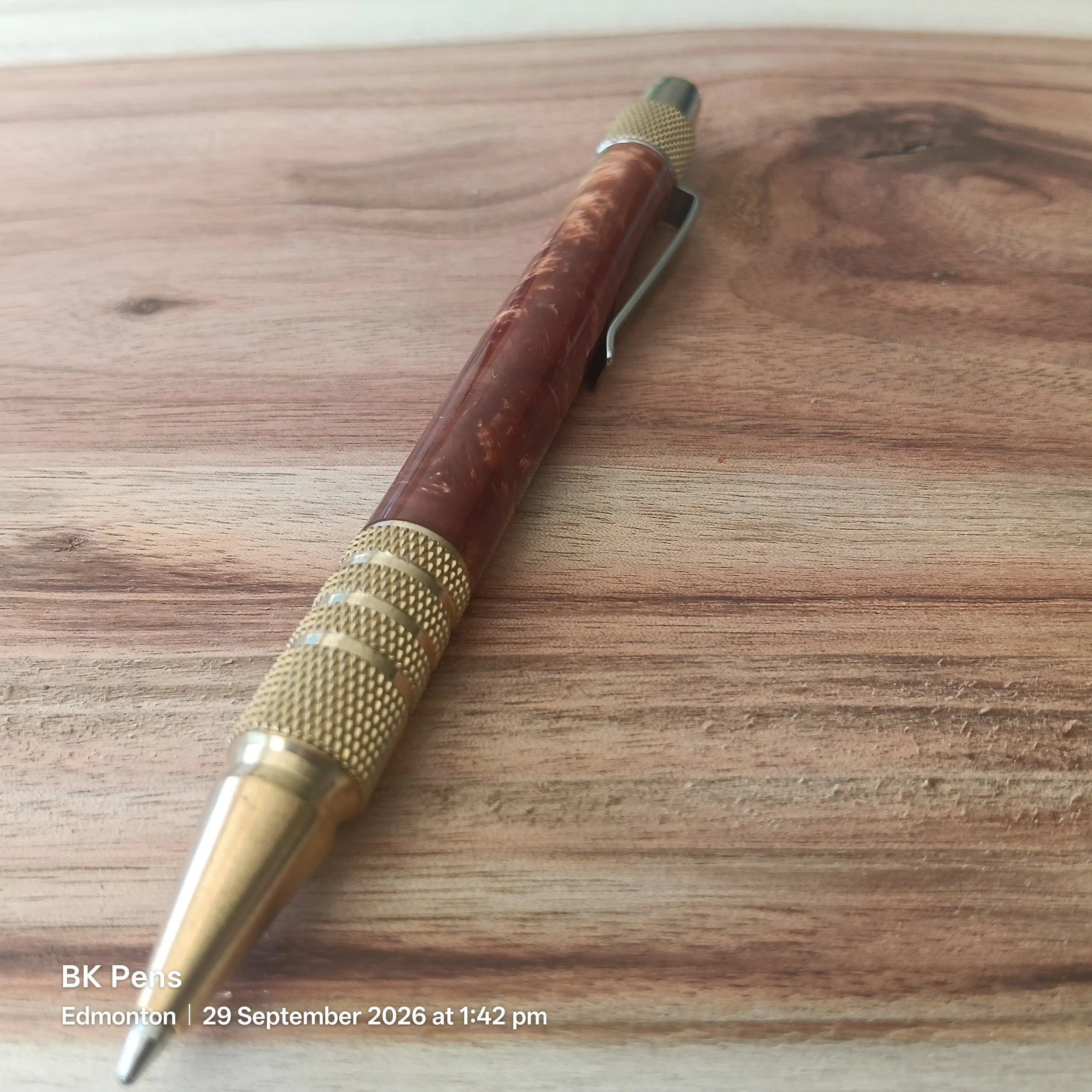 bk pens edc duraclick handmade pen
