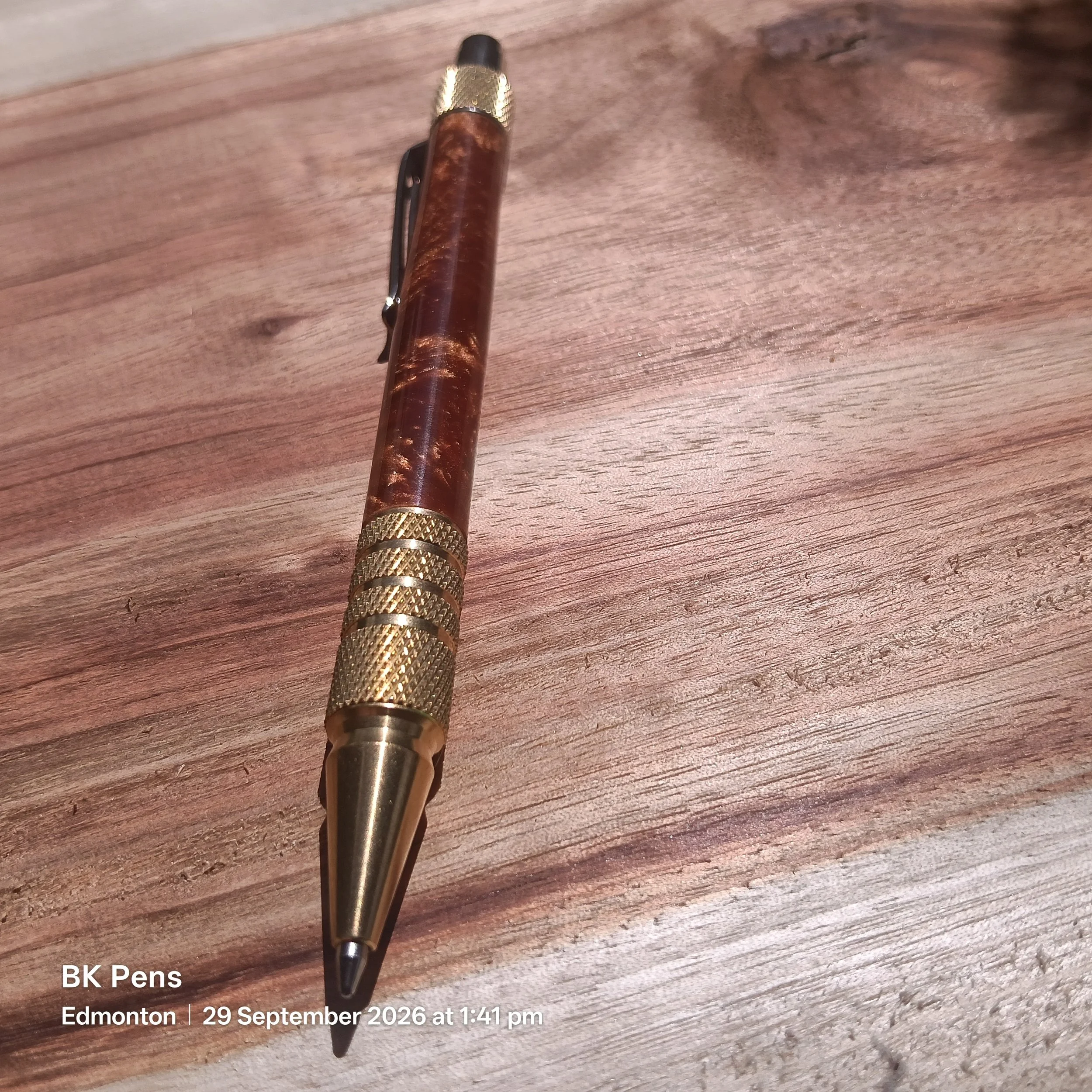 bk pens edc duraclick handmade pen