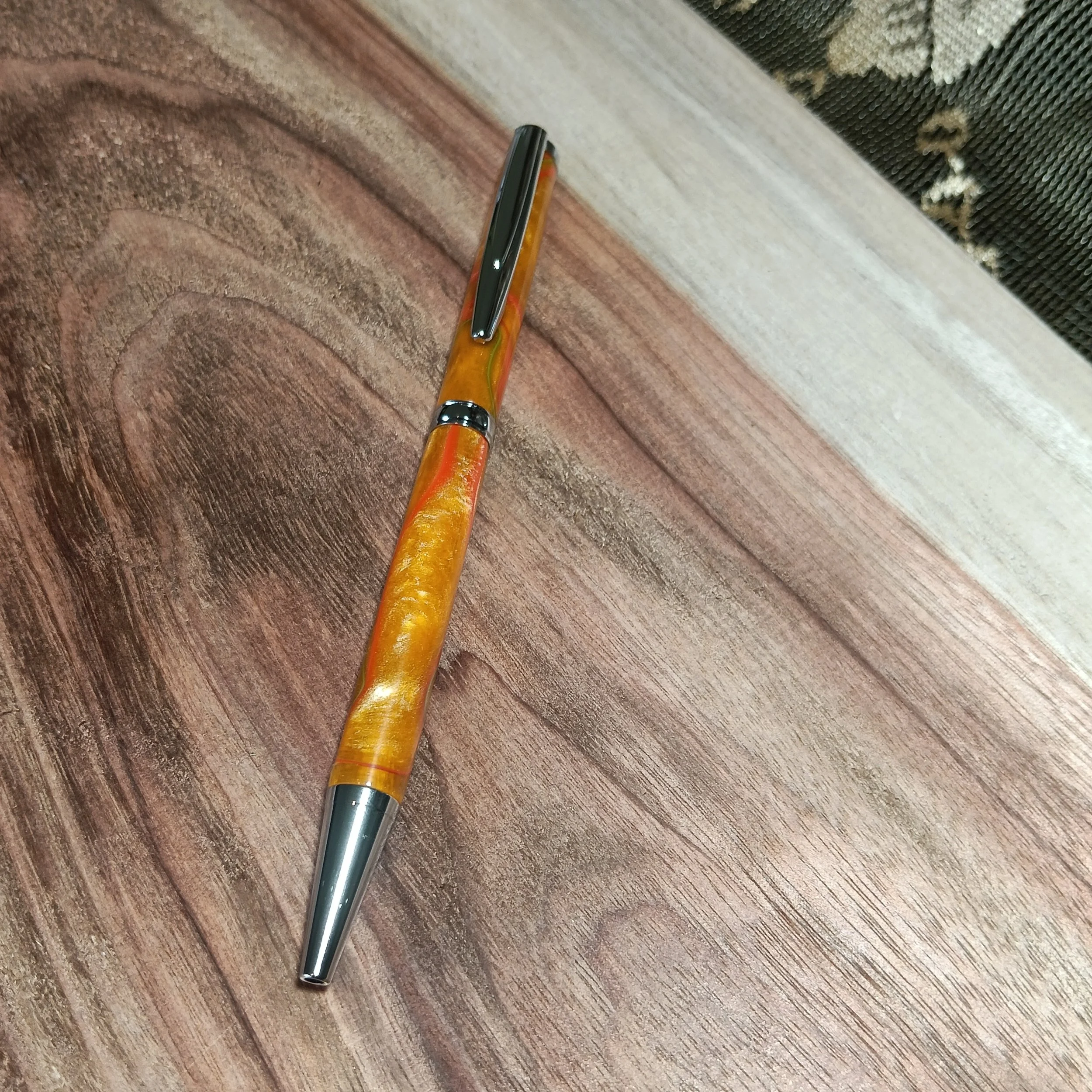 BK Pens - Slimline Twist (Lava Bright Acrylic)