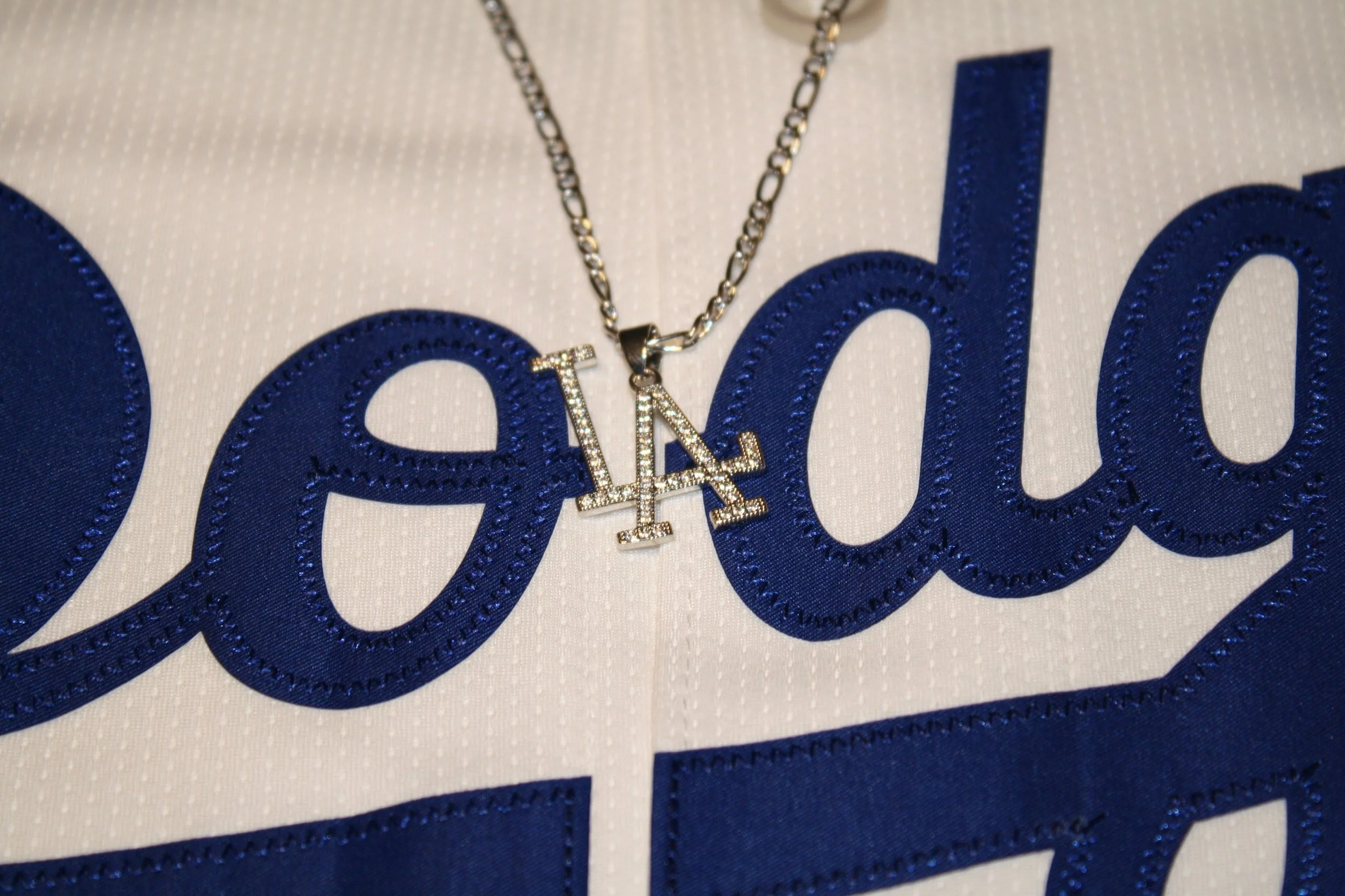 LA Silver Diamond Necklace