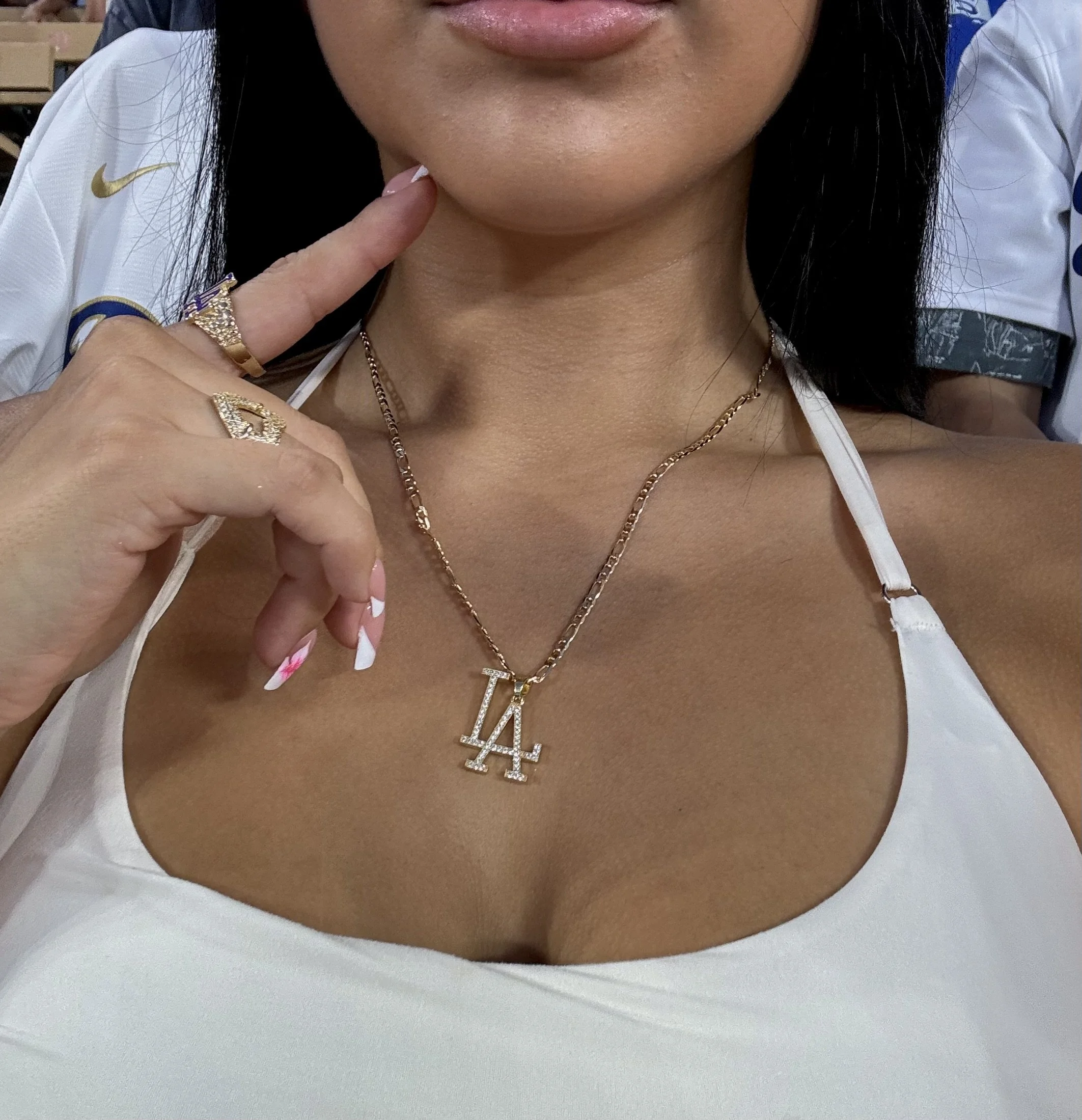 LA Gold Diamond Necklace