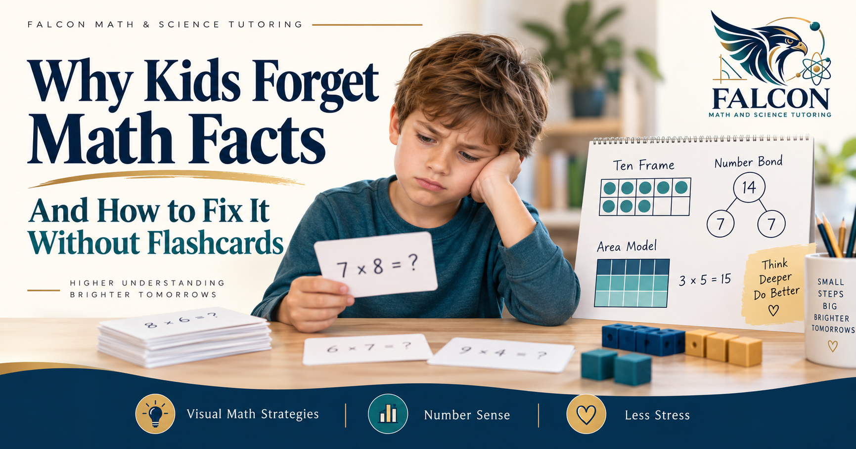 Why Your Child Forgets Math Facts (And How to Fix It Without Flashcards)