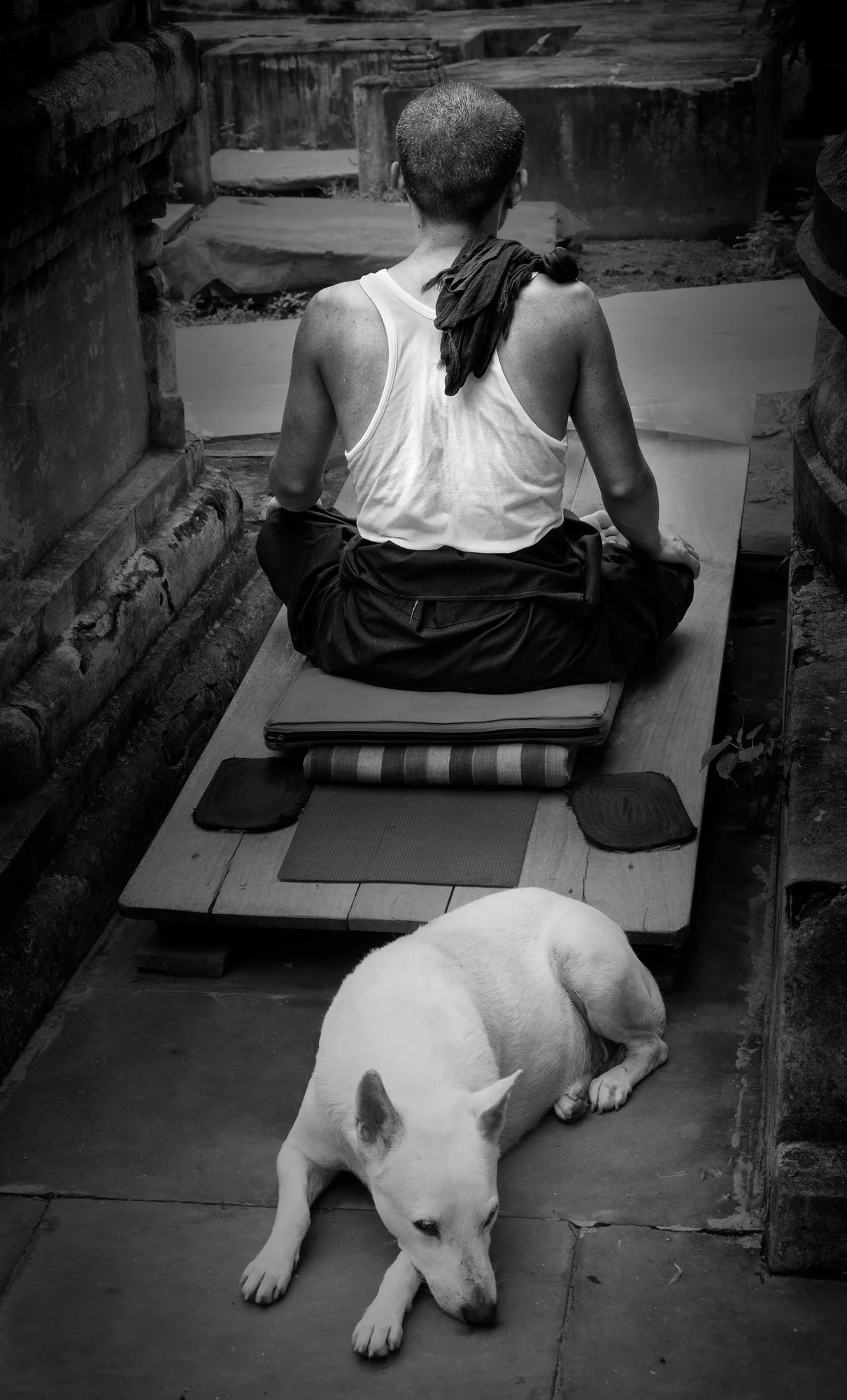 Meditator, Bodh Gaya - India