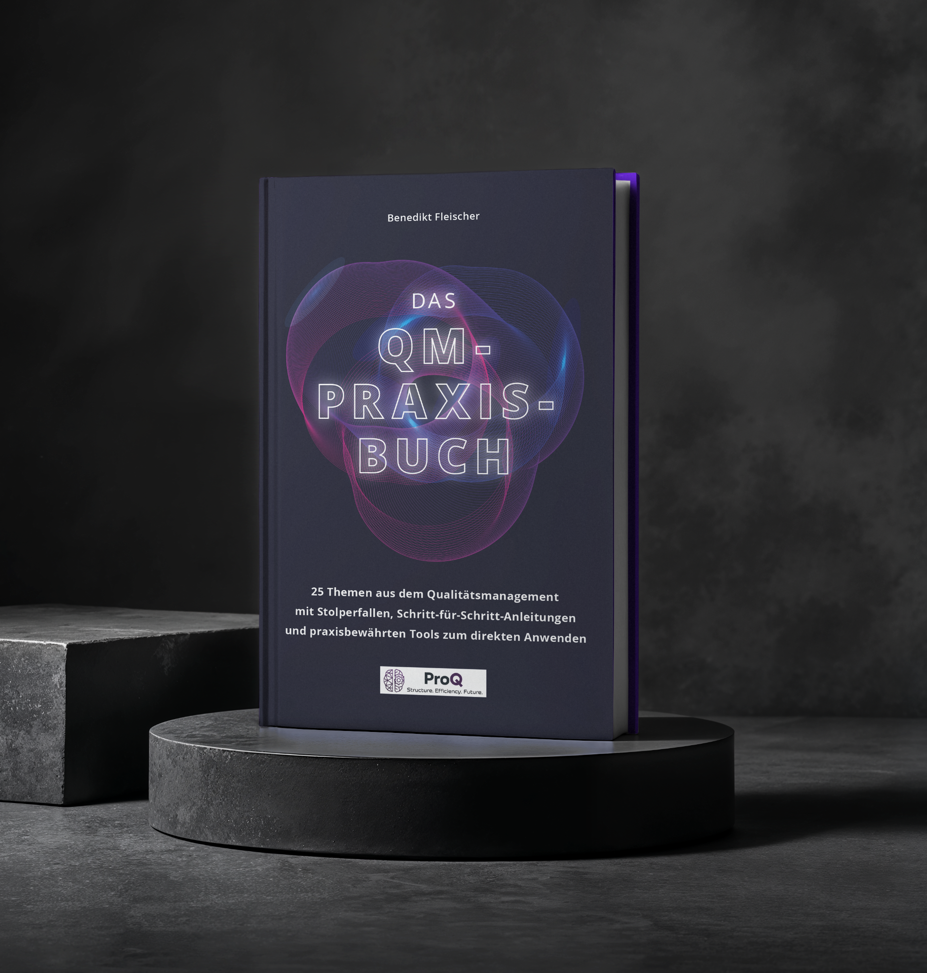 Individuell gestaltetes Buchcover mit moderner Typografie und grafischem Design.