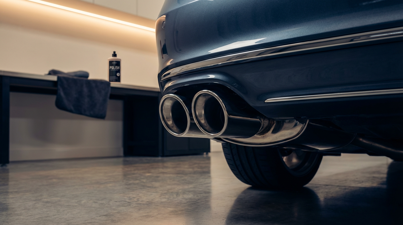 Exhaust Tip Polishing