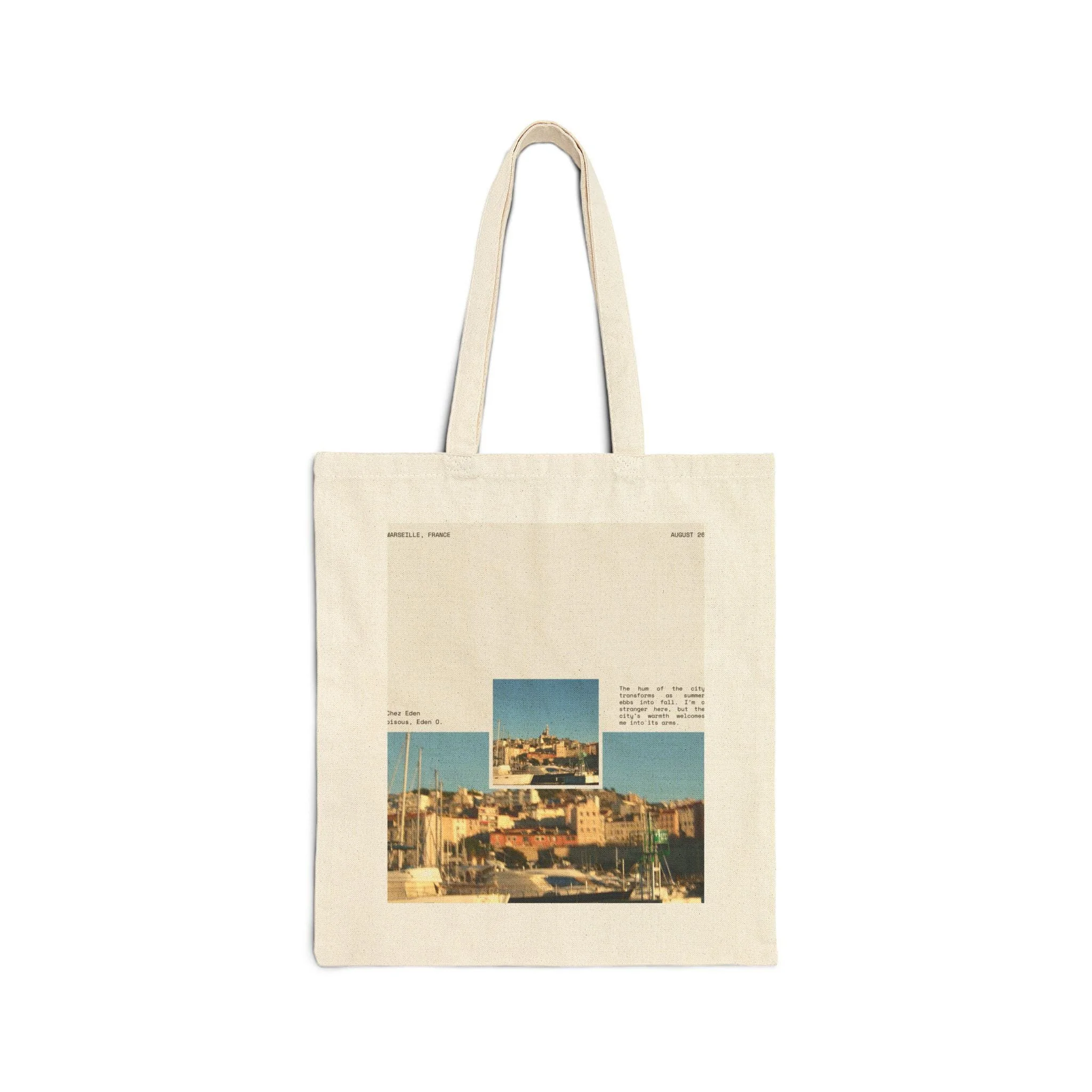 Marseille, France Cotton Canvas Tote Bag