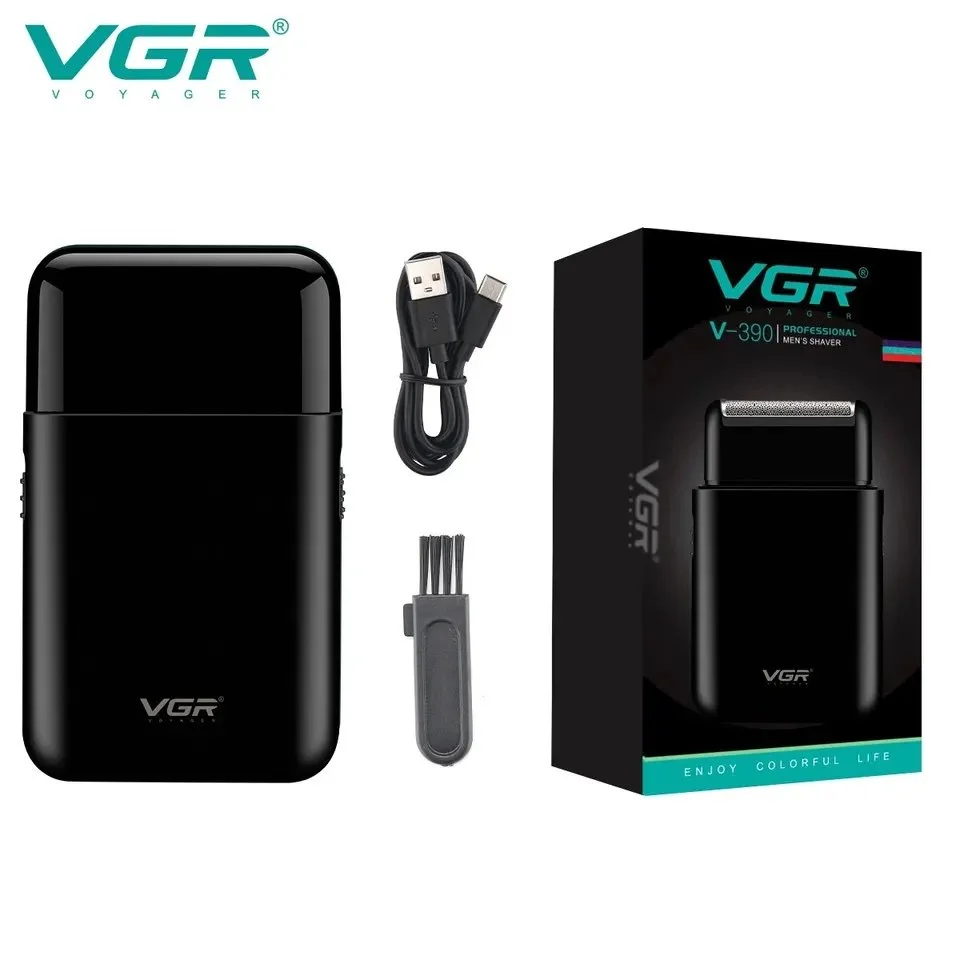VGR V-390 Electric Shaver for Men – Rechargeable Foil Razor with Trimmer