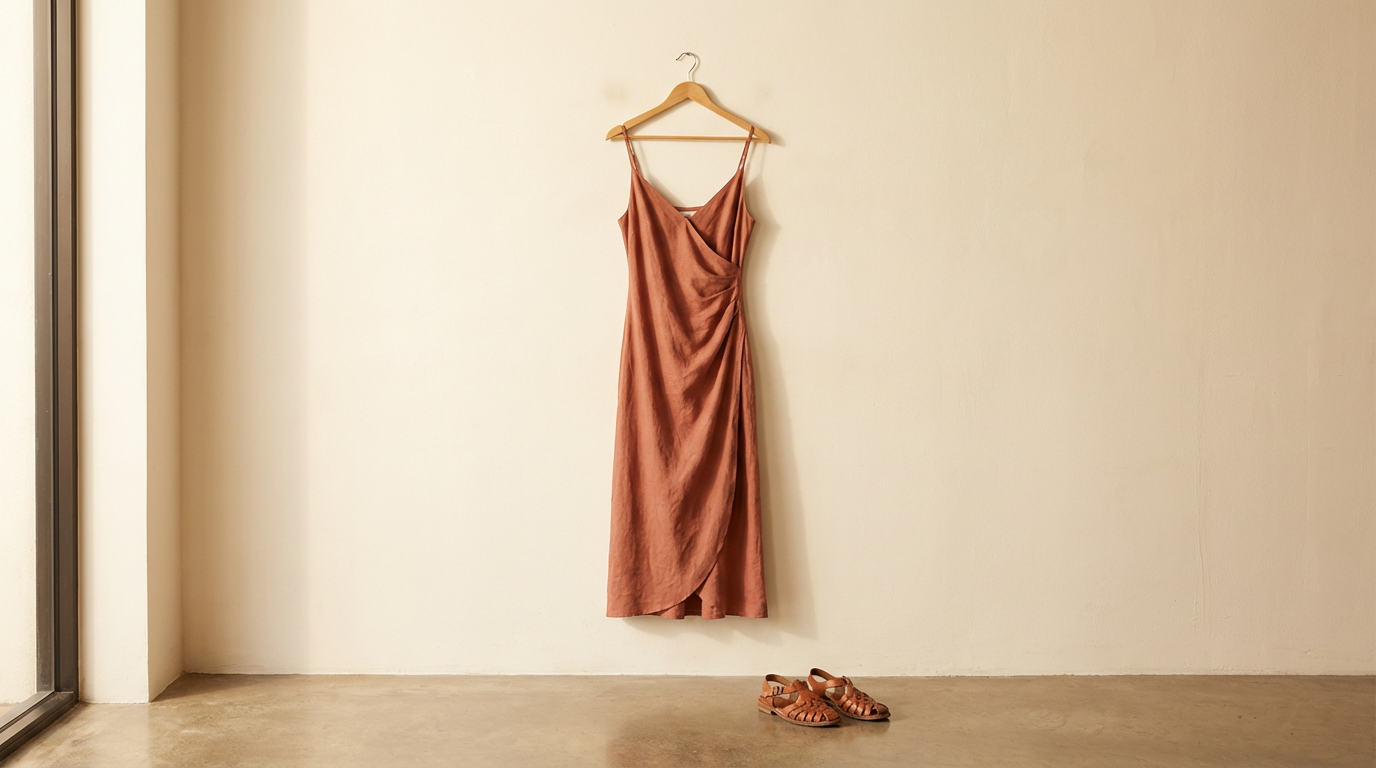 Linen Party Dress