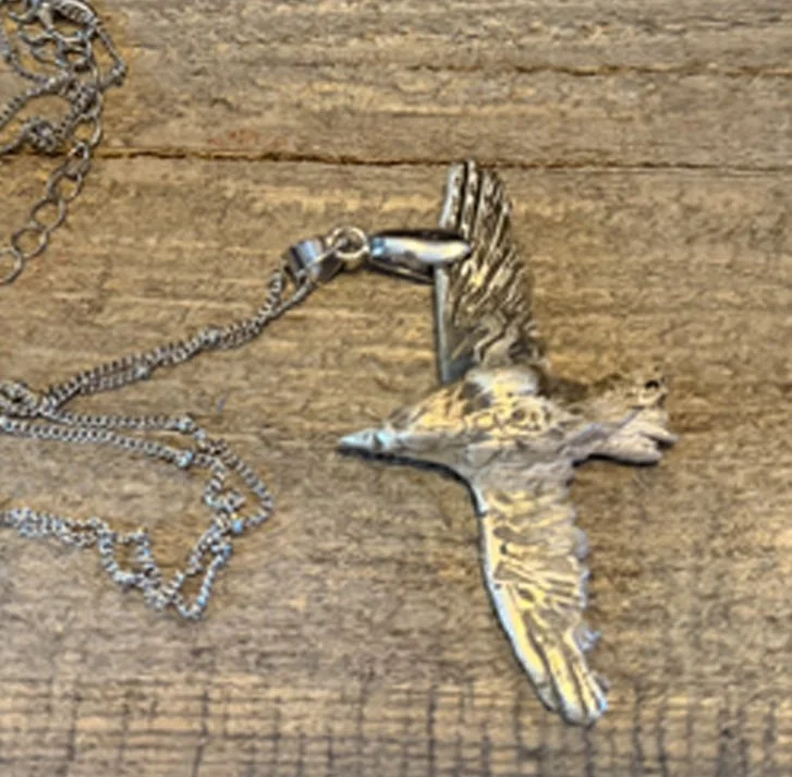 LIMITED EDITION- FLIGHT OF THE RAVEN - in silver