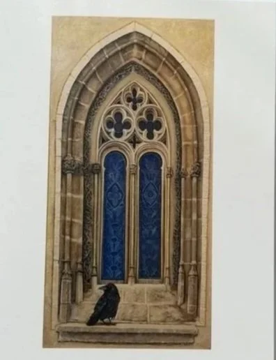 CAW- THEDRAL WINDOW - Note Card