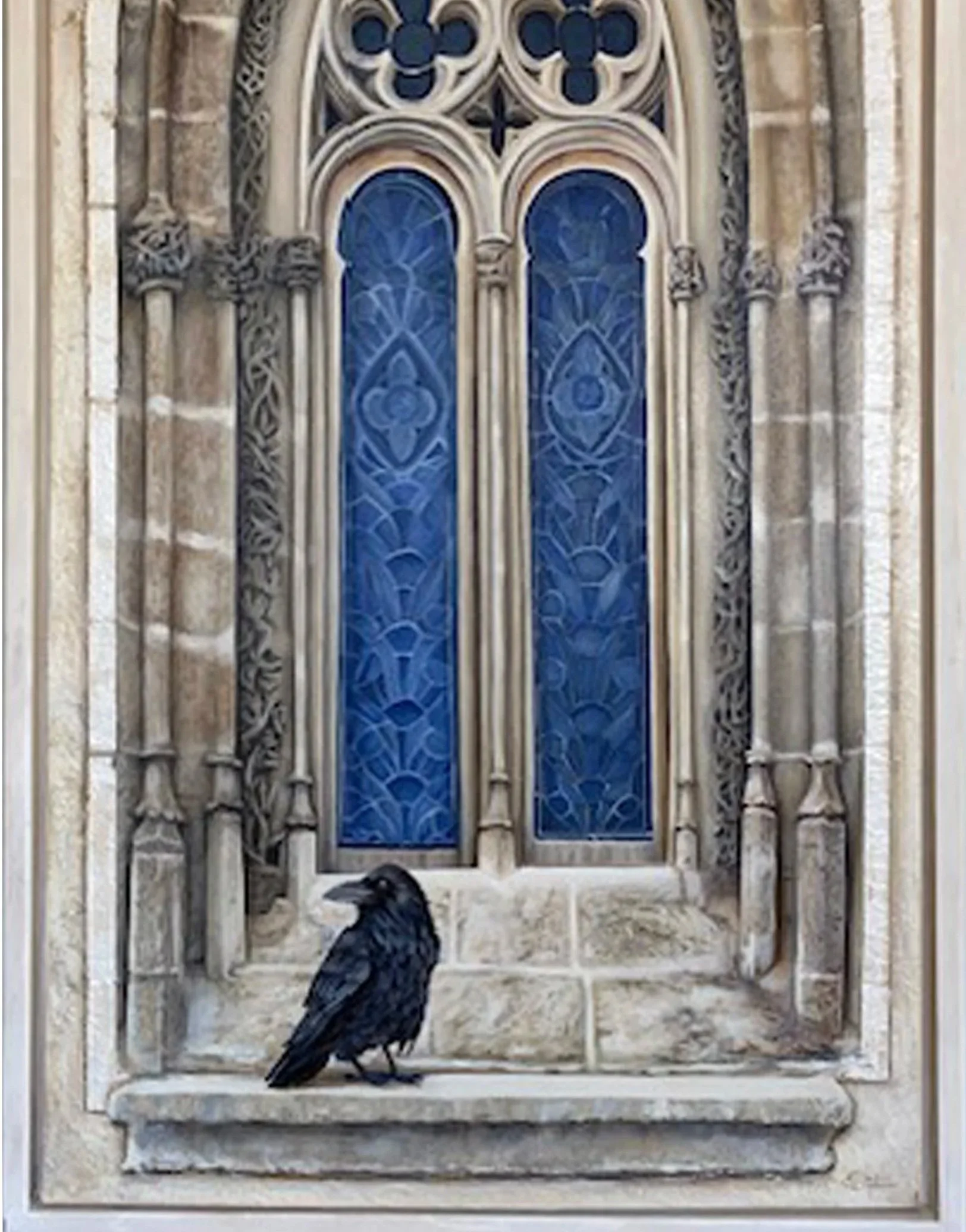 The Caw-thedral Window -