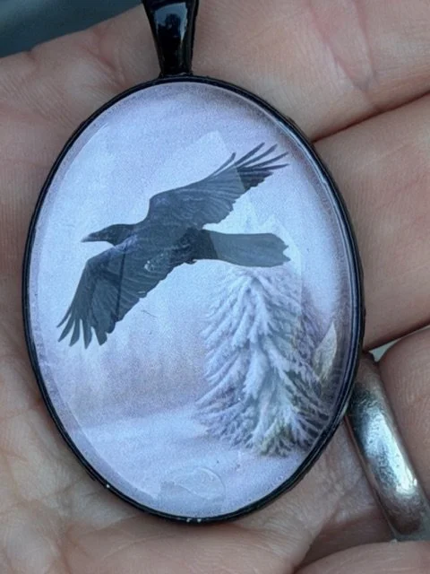 Painting Print Pendant- PLACE OF ETERNAL ( P.O.E.)