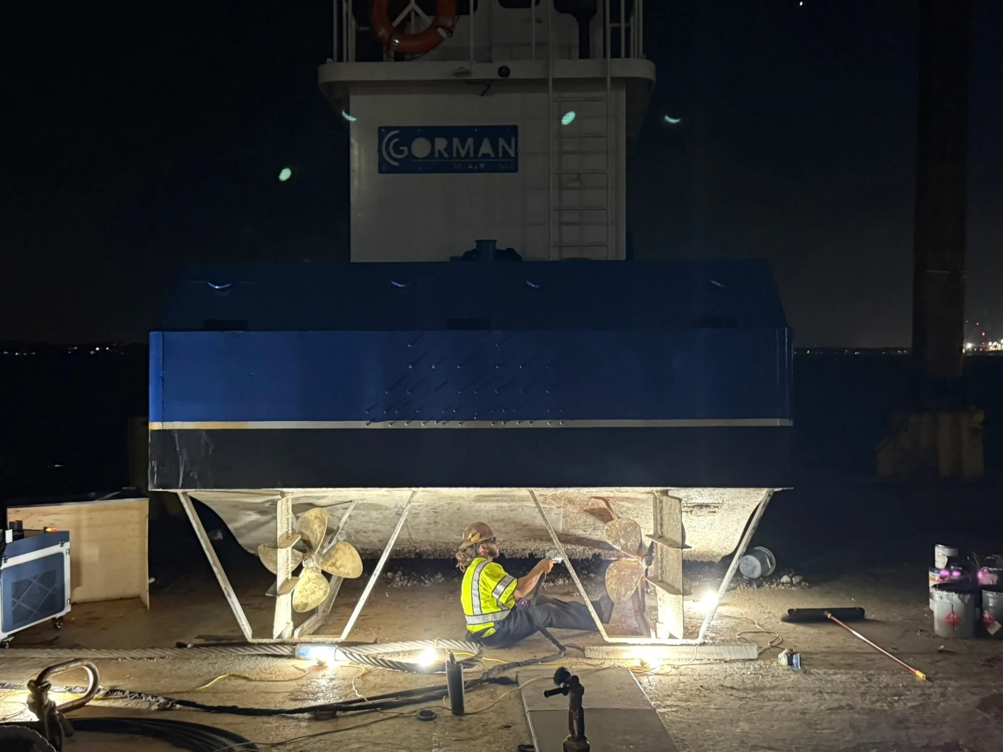 Gorman boat restoration project
