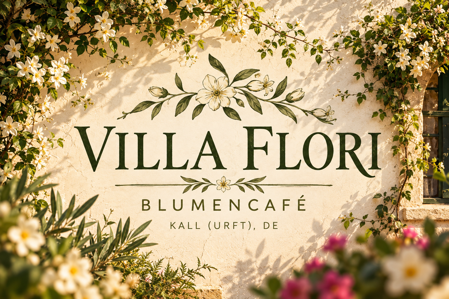 Genna & Jesse at Villa Flori / Blumencafé