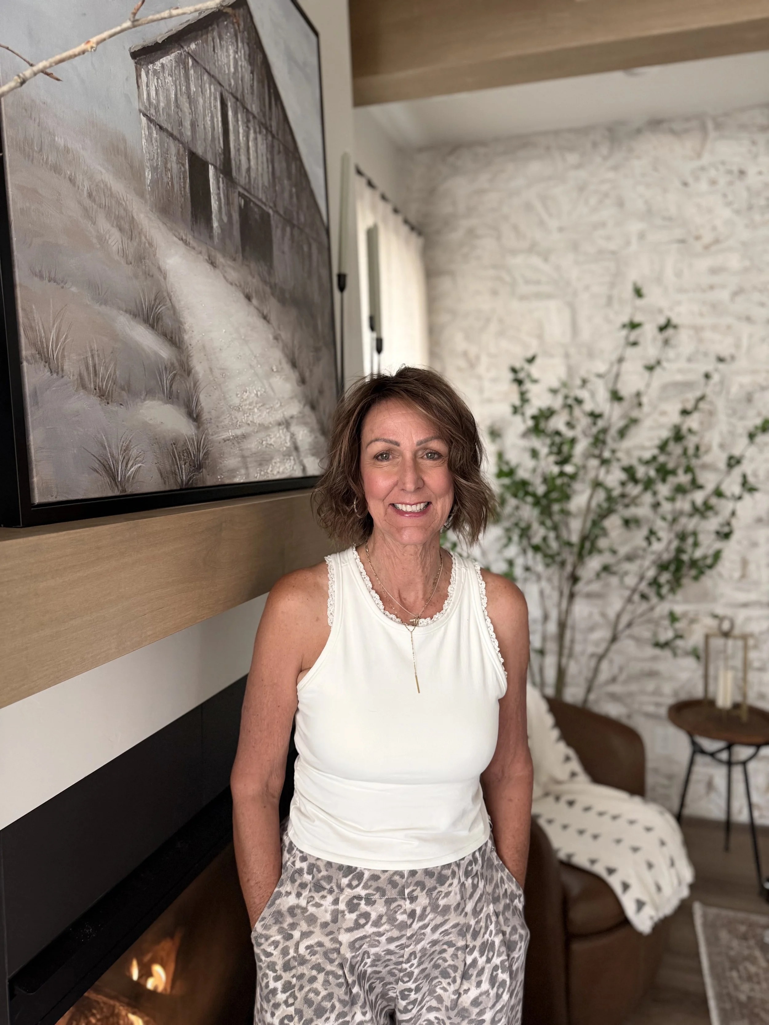 Marlene Tapie, Personal Transition Concierge, in a warm home setting
