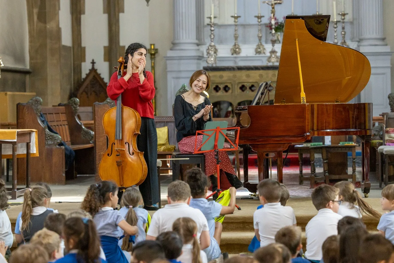 Lunchtime recital and workshop led by Hoda Jahanpour and Siyuan Xu at Deal Music and Arts (May 2025)