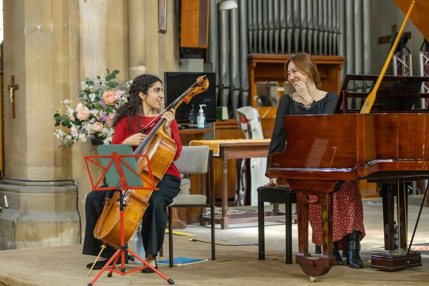 Lunchtime recital and workshop led by Hoda Jahanpour and Siyuan Xu at Deal Music and Arts (May 2025)
