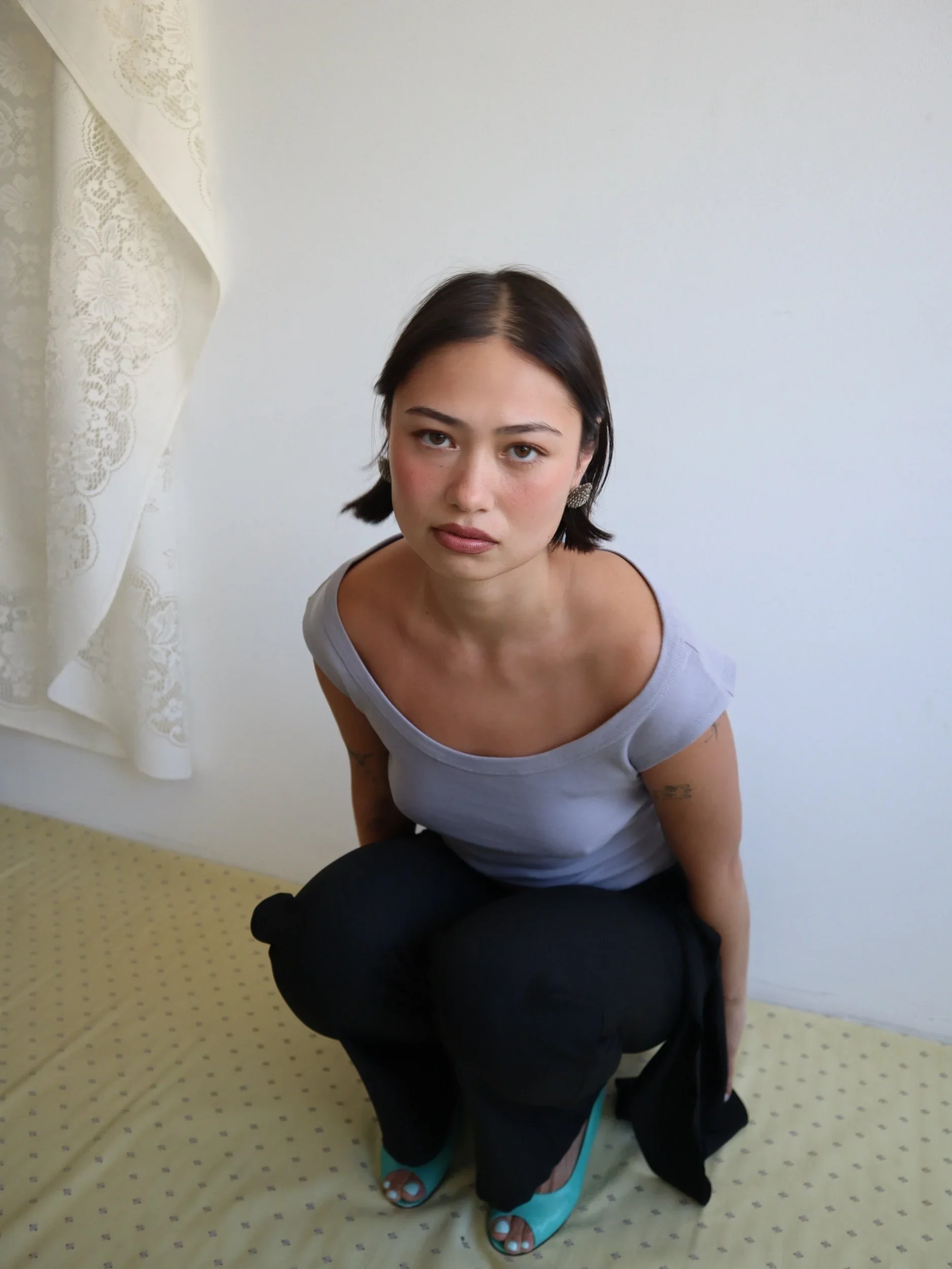 The Scoop Neck Tank (Gray)