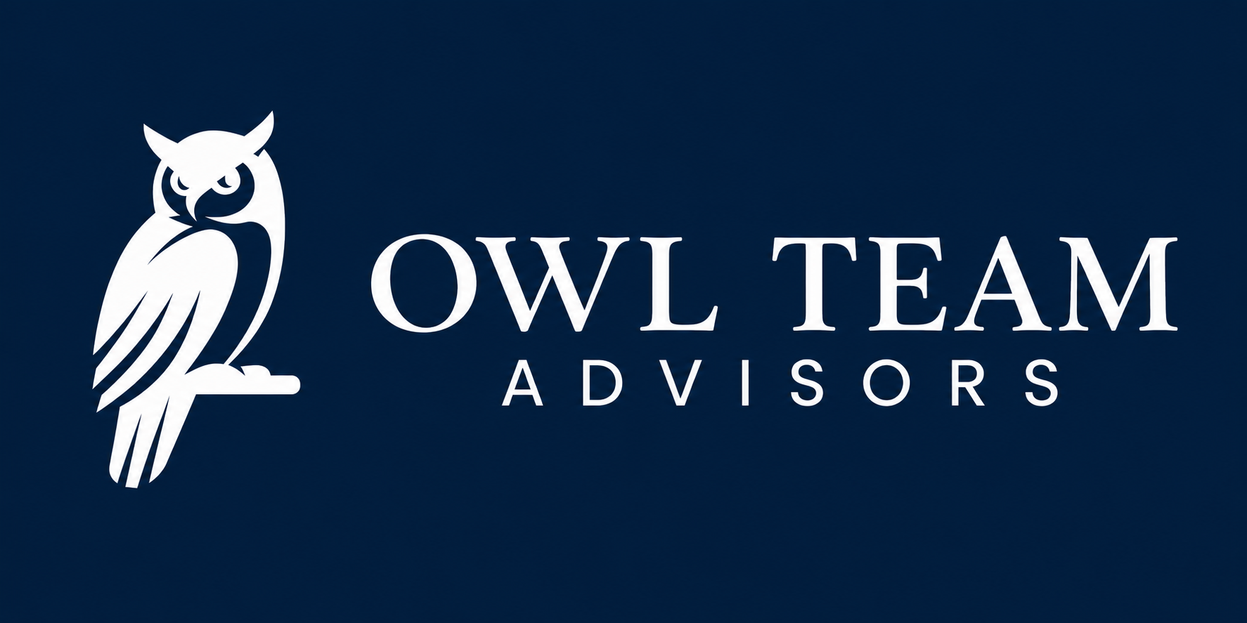 Logo of Owl Team Advisors featuring a stylized white owl on a dark blue background with the company name in white text.