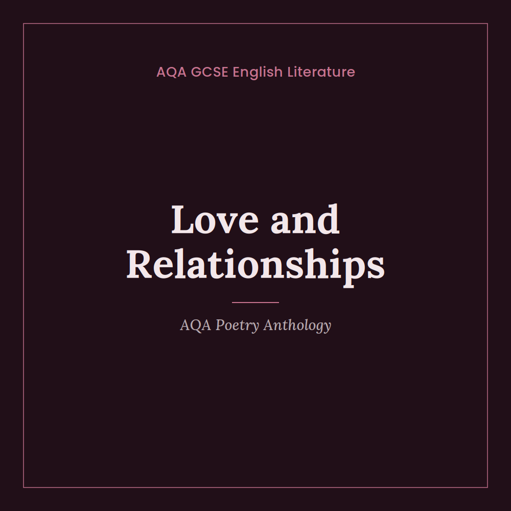 Love and Relationships (Poetry)