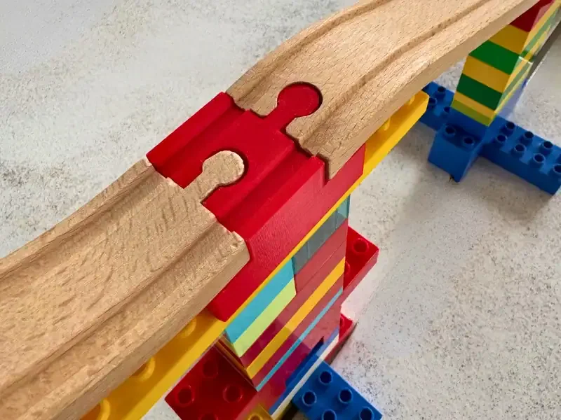 3D Druck Adapter für Holzeisenbahn