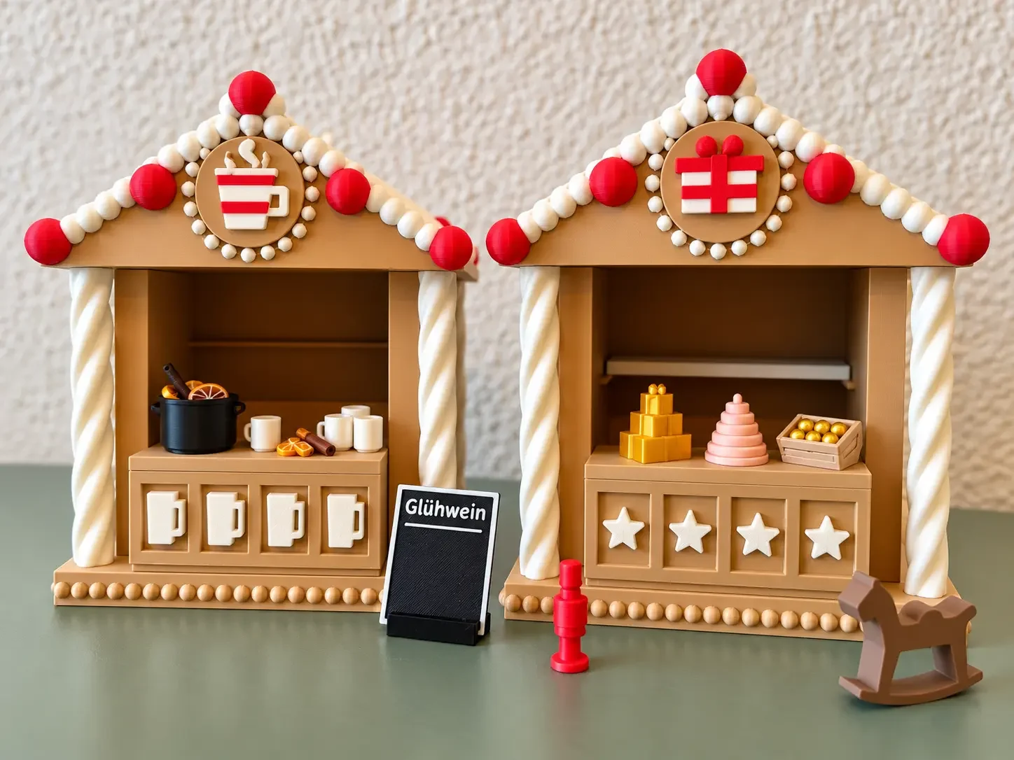 Weihnachtsmarkt 3D Druck: Mein Weihnachtsdorf für die Adventszeit