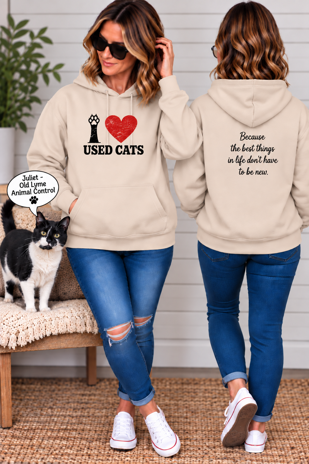 I Love Used Cats - Hoodie