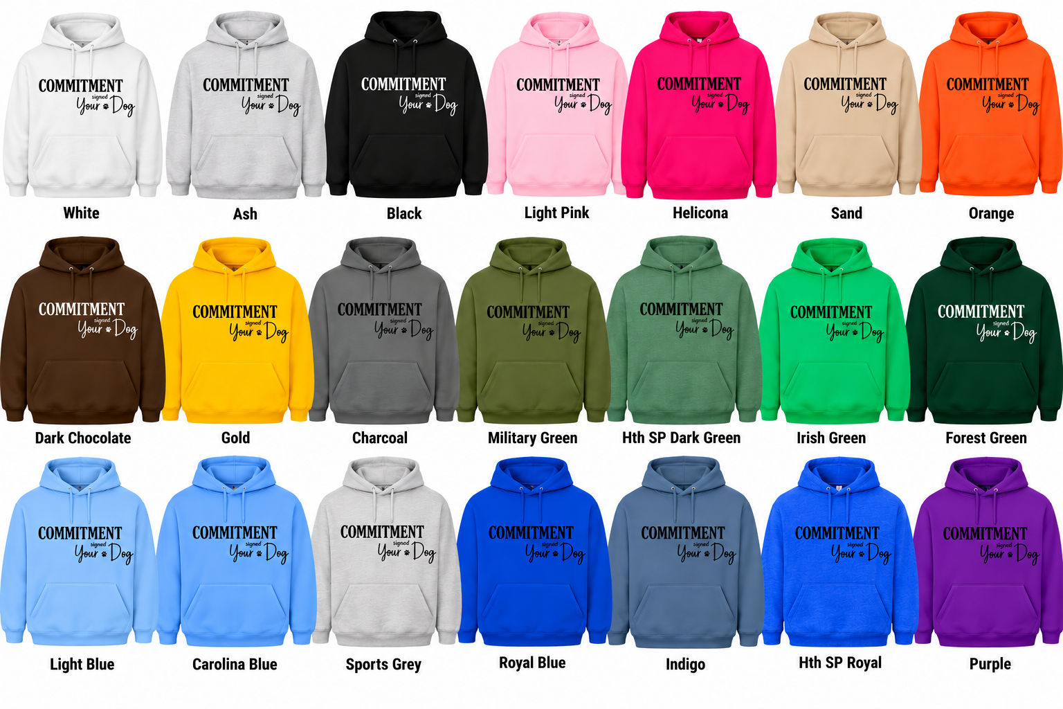 Commitment Dog Hoodie Color Chart.png