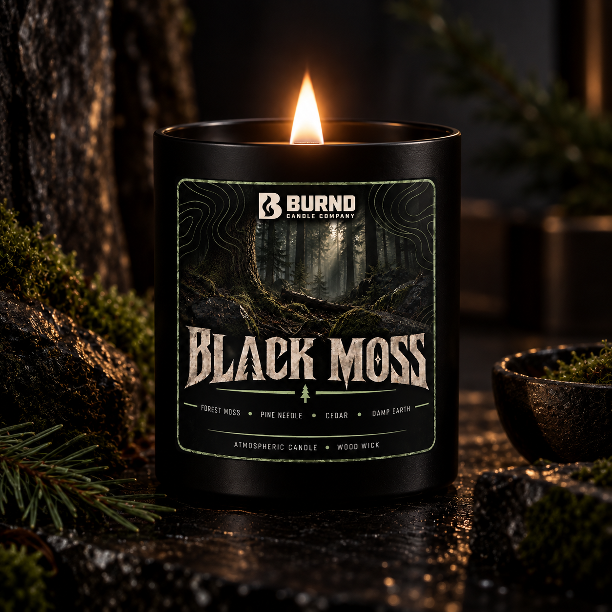 BLACK MOSS // 11oz