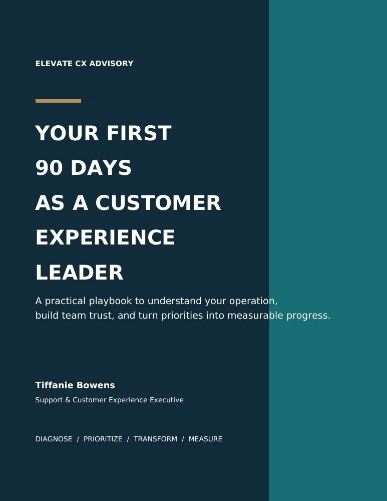 Your First 90 Days as a Customer Experience Leader — Ebook