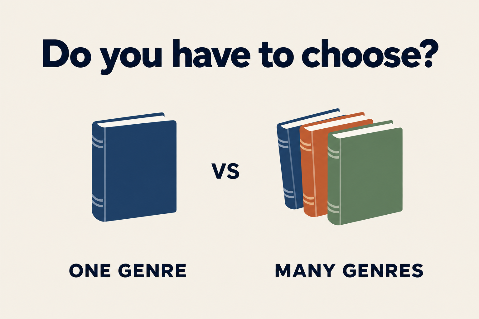 Why I Don’t Write Just One Kind of Book