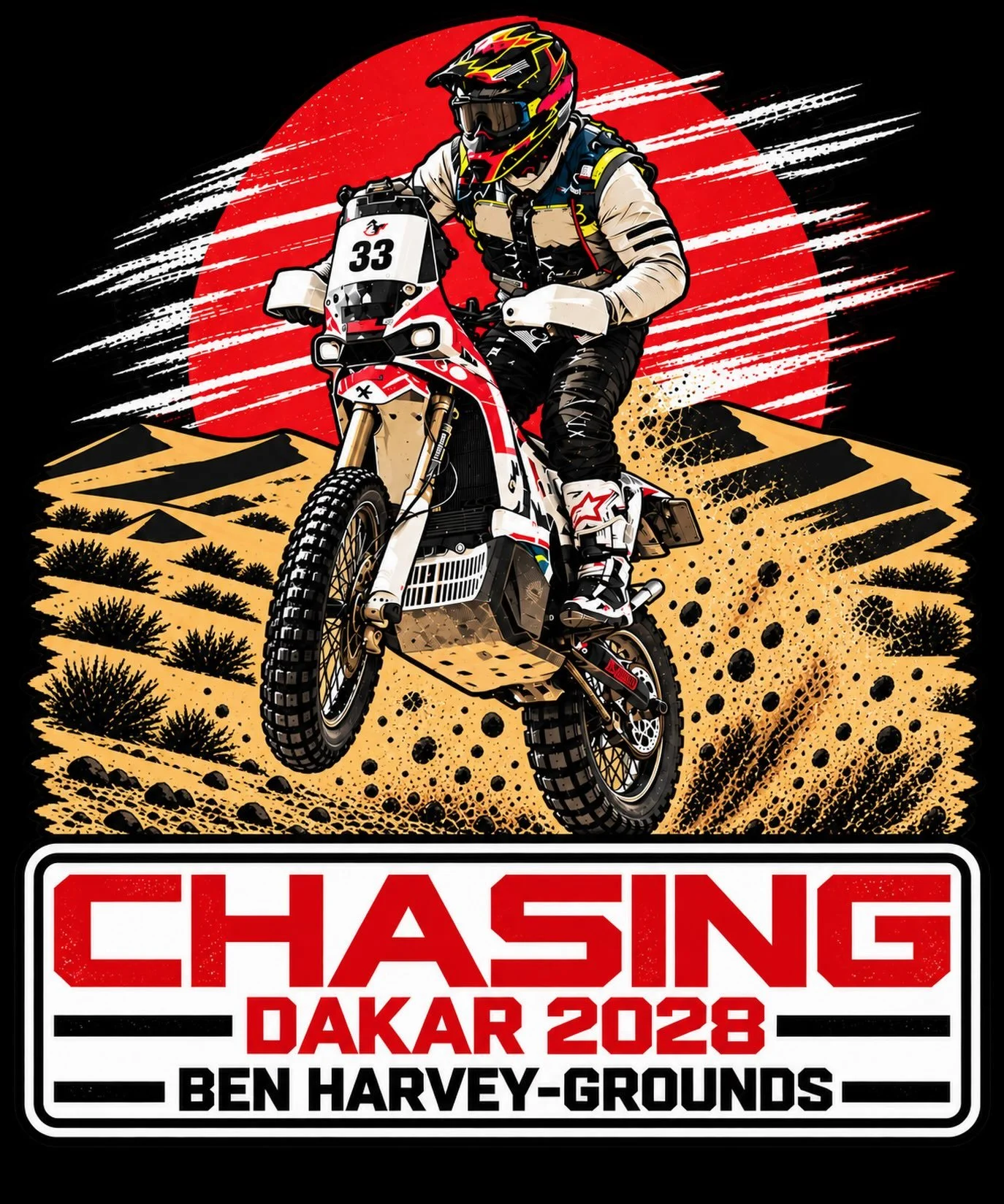 CHASING DAKAR 🏁

THE JOURNEY TO RACE AND FINISH THE DAKAR RALLY

It feels pretty surreal to finally say this&hellip;

I&rsquo;m going to try and race, and finish the Dakar Rally.

Dakar has always been the ultimate dream, and after getting my first 