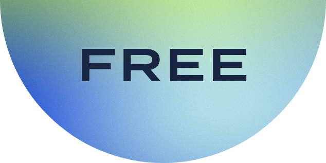 Text design that says Free.
