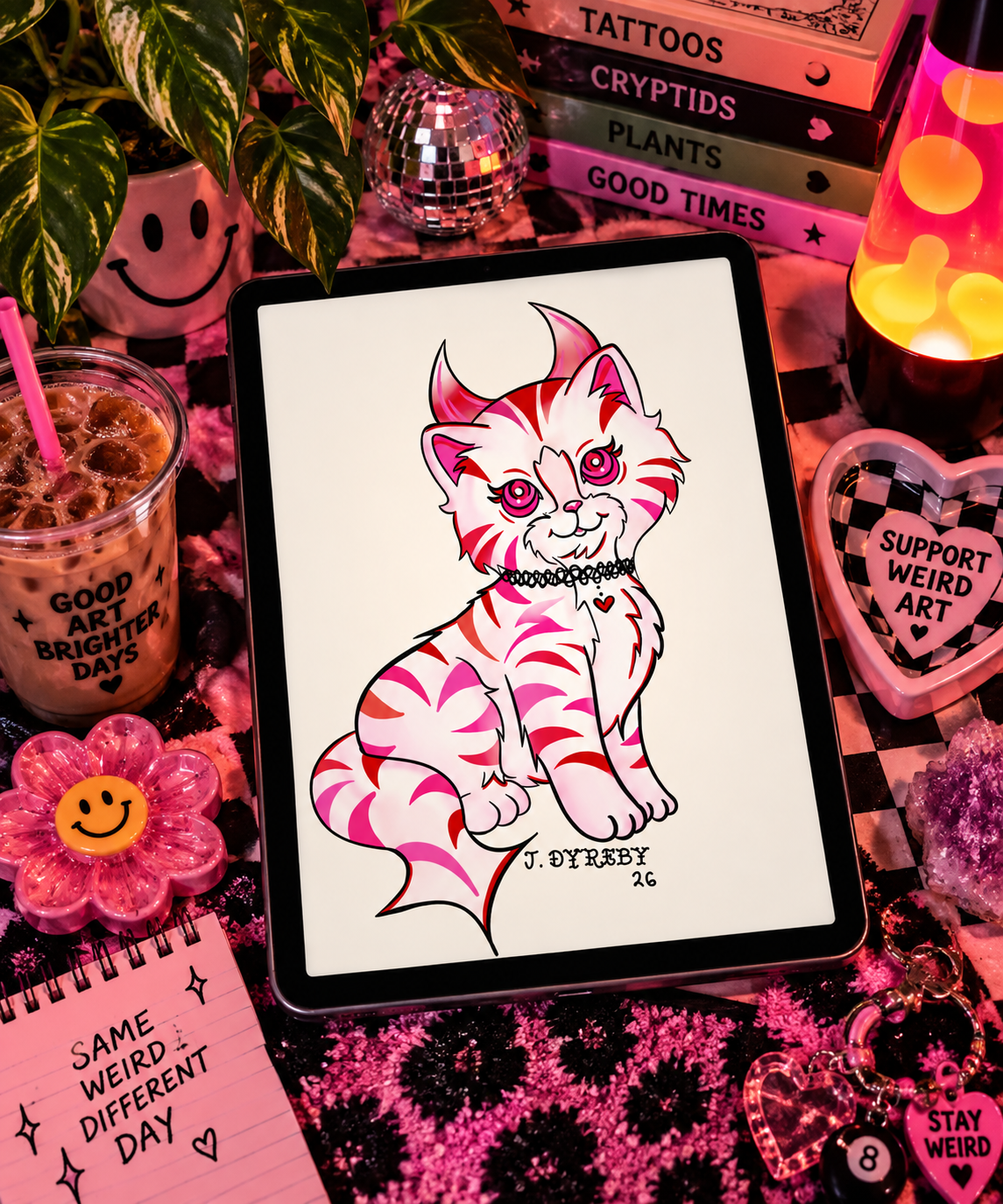 Pretty Little Devil — Digital Art Print: Lethal Frank Collection