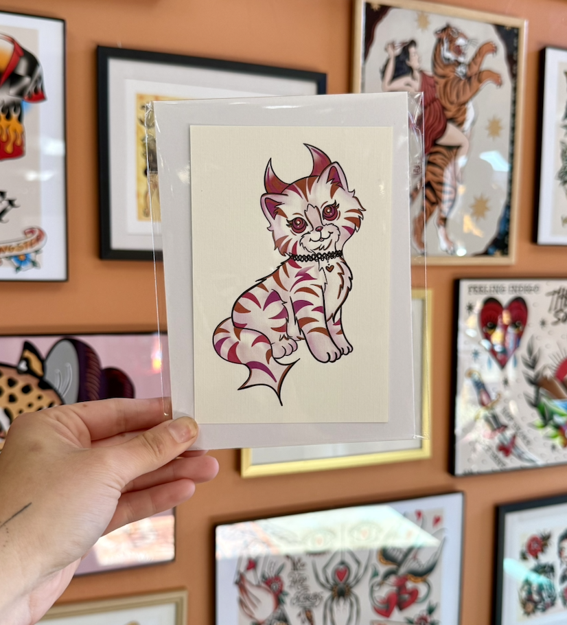 Pretty Little Devil — 4x6 Art Print: Lethal Frank Collection