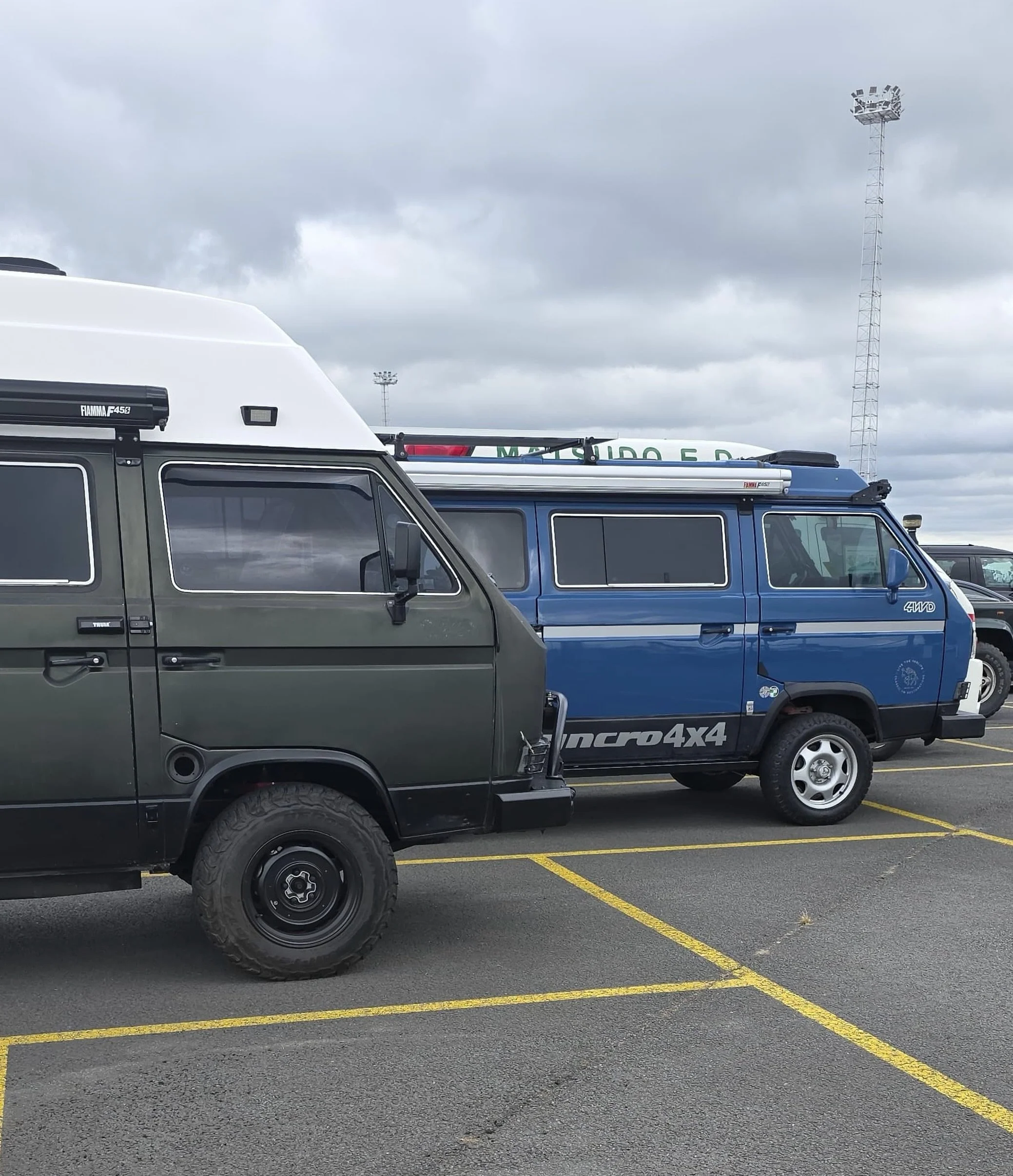 Miki and Bruce in Belgium at the port awaiting shipment back to the states.

It was almost exactly a year ago that I picked up Miki at this same spot, and in between I&rsquo;ve taken him down through Europe, through Morocco, and back through Europe a